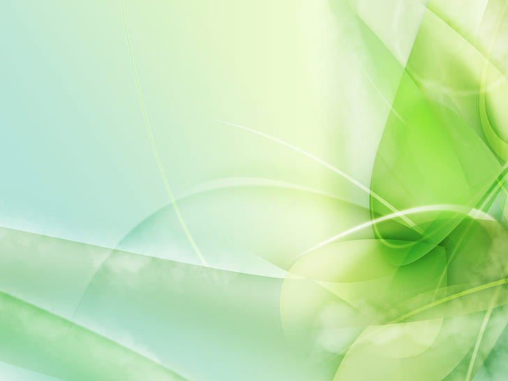Green HD, abstract, green, HD wallpaper