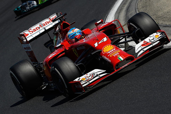 Ferrari F14 T, húngaro gp_f1 2014 ferrari, coche, Fondo de pantalla HD