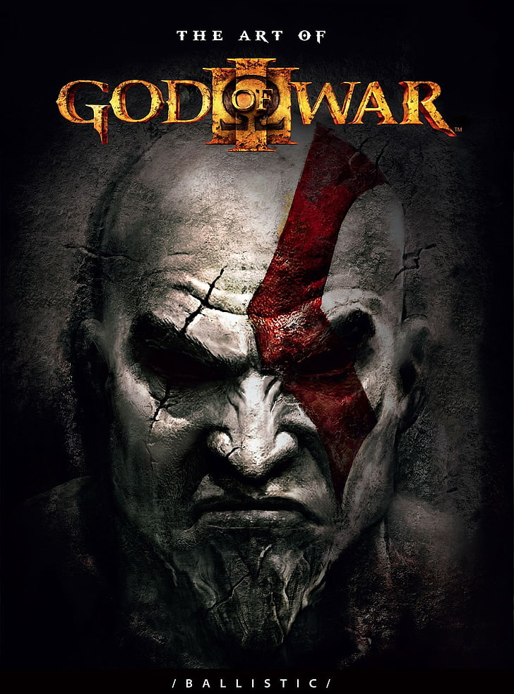 kratos karya seni god of war 1185x1600 Video Game God of War HD Seni, Kratos, God of War, Wallpaper HD, wallpaper seluler
