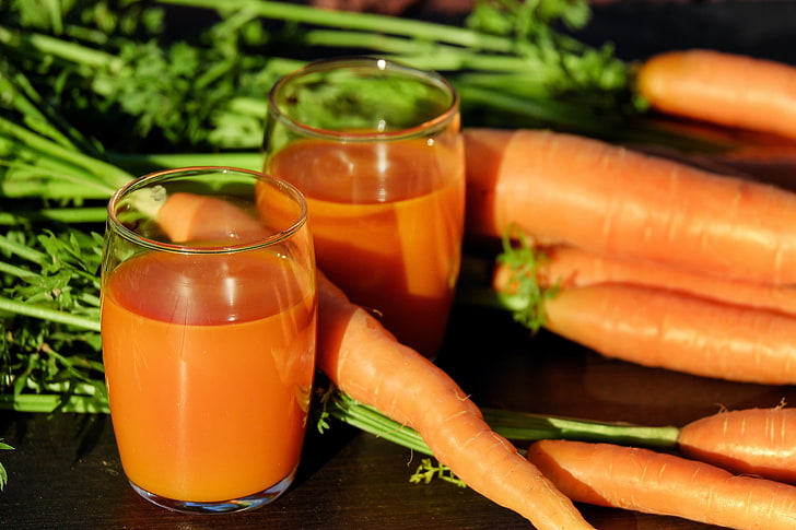 jugo de zanahoria, zanahorias, jugo de zanahoria, verduras, Fondo de pantalla HD