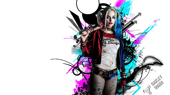Selbstmordkommando, Filme, 2016 Filme, Harley Quinn, Kunst, HD, HD-Hintergrundbild HD wallpaper