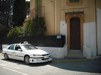 تاكسي مرسيليا بيجو 406، خلفية HD HD wallpaper