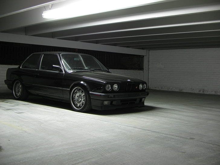 bmw รถสีดำ bmw m3 bmw e30 1024x768 รถยนต์ BMW HD Art, ดำ, BMW, วอลล์เปเปอร์ HD
