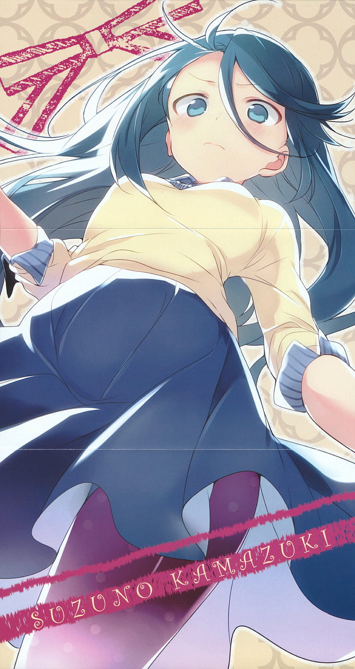 Hataraku Maou-sama !, Anime-Mädchen, Kamazuki Suzuno, HD-Hintergrundbild, Handy-Hintergrundbild
