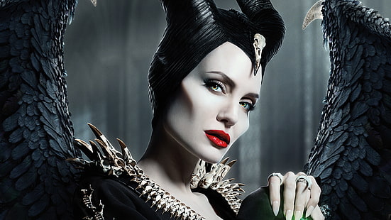 Angelina Jolie, Maleficent, nyonya kejahatan, Wallpaper HD HD wallpaper