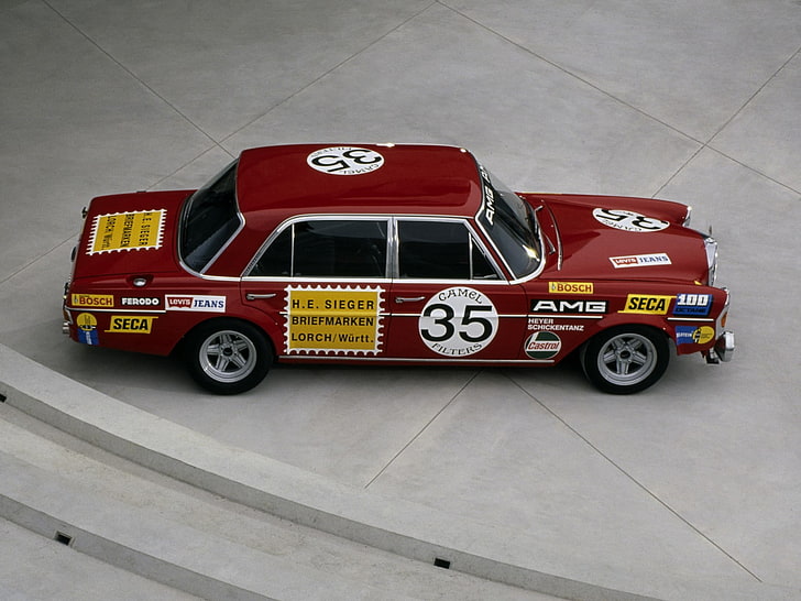 1971, 300, 6 3, amg, benz, car, mercedes, race, racing, sel, w109, HD wallpaper