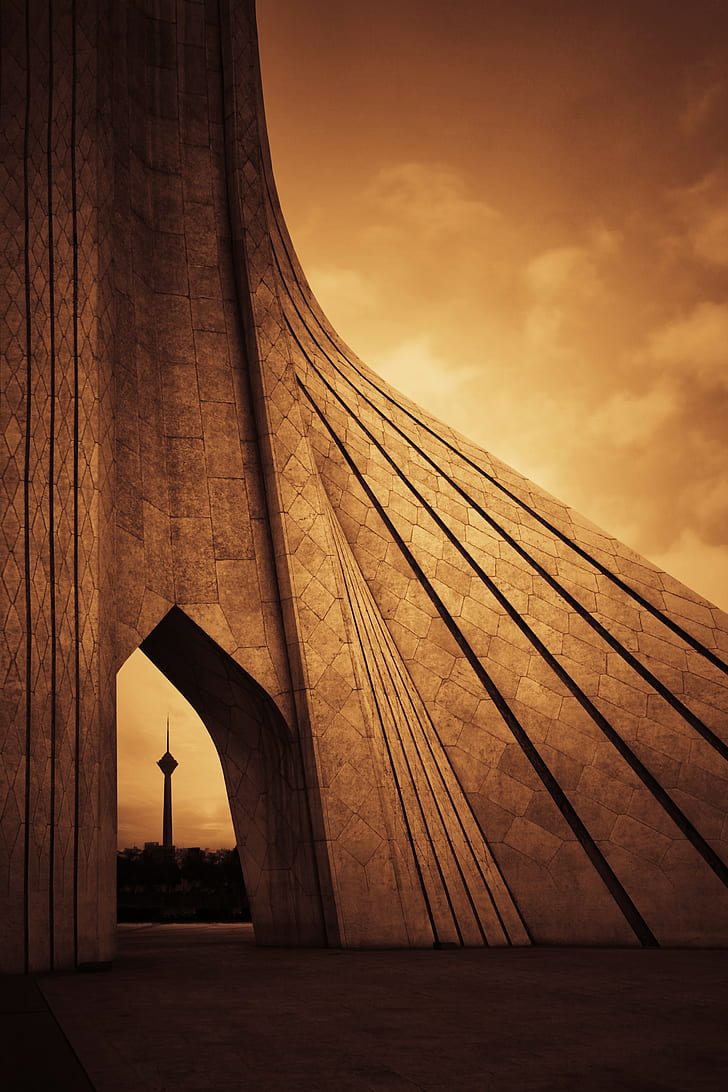 Iran, Teheran, arkitektur, HD tapet, telefon tapet