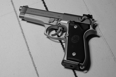 Оружие, пистолет Беретта, HD обои HD wallpaper