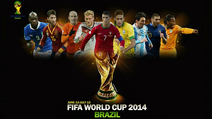 FIFA World Cup 2014 teams captain, world cup 2014, world cup, teams captain, fifa, HD wallpaper