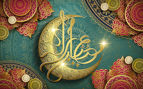 bunga, pola, sebulan, agama, Ramadhan, Wallpaper HD HD wallpaper