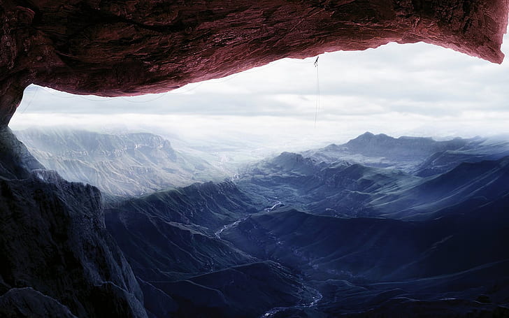 landscapes pepsi mountaineers commercial 1920x1200  Aircraft Commercial HD Art , Landscapes, pepsi, HD wallpaper