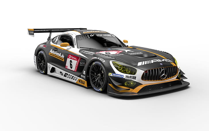 Motorsport, Mercedes - Benz, รถแข่ง, Nurburgring, Nürburgring, Motorsports, Mercedes-AMG GT3, 2019, Team Black Falcon, วอลล์เปเปอร์ HD