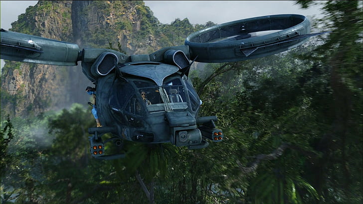 Avatar Helicopter HD, film, avatar, helikopter, Wallpaper HD