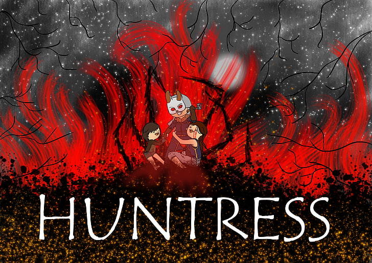 Huntress, Dead by Daylight, assassinato, adolescentes, o mal, HD papel de parede