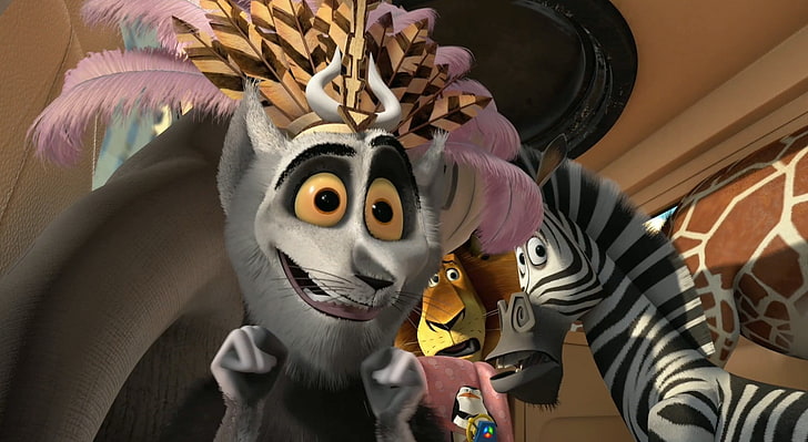 Madagascar 3 Europe's Most Wanted King ... , The Madagascar wallpaper, Cartoons, Madagascar, King, XIII, Most, Wanted, Europe's, Julien, วอลล์เปเปอร์ HD