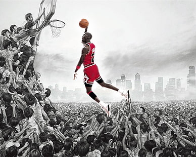 Spor slam dunk kalabalık basketbol michael jordan chicago boğa 1280x1024 Spor Basketbol HD Sanat, spor, Slam Dunk, HD masaüstü duvar kağıdı HD wallpaper