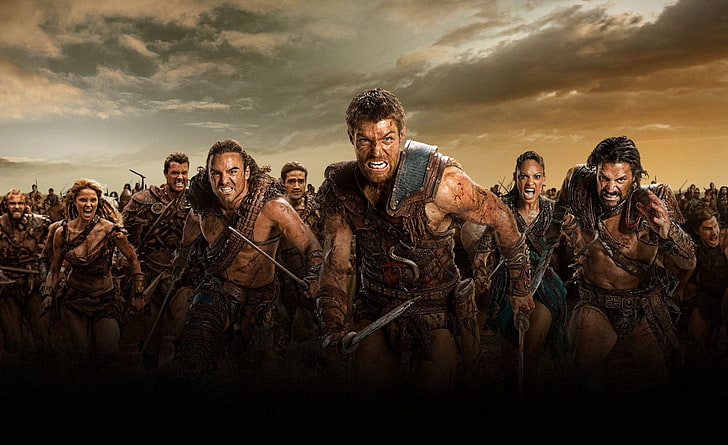 Spartacus War of the Damned, wallpaper digital barbar, Film, Film Lainnya, seri asli starz, spartacus, perang, gladiator, Wallpaper HD