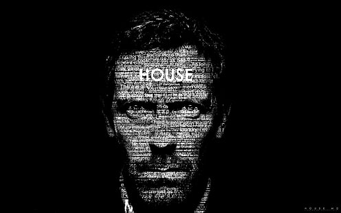 Hugh Laurie wallpaper, labels, House M.D., Dr. House, hugh laurie, Hugh Laure, HD wallpaper HD wallpaper