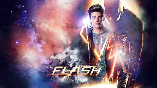 Lo sfondo Flash, Flash, serie tv, Grant Gustin, Grant Gastin, Barry Allen, Sfondo HD HD wallpaper