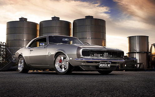 Gorgeous Old Chevrolet Camaro, chevrolet camaro, muscle cars, sport cars, old cars, classic cars, vintage cars, HD wallpaper HD wallpaper
