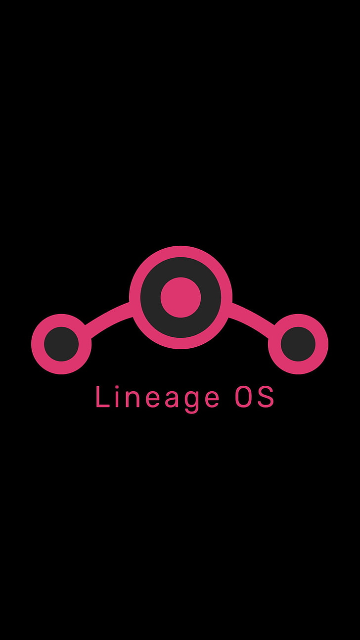 lineage os android operating system simple background minimalism, HD wallpaper