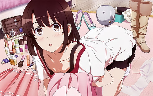  anime, anime girls, Saenai Heroine no Sodatekata, Katou Megumi, HD wallpaper HD wallpaper