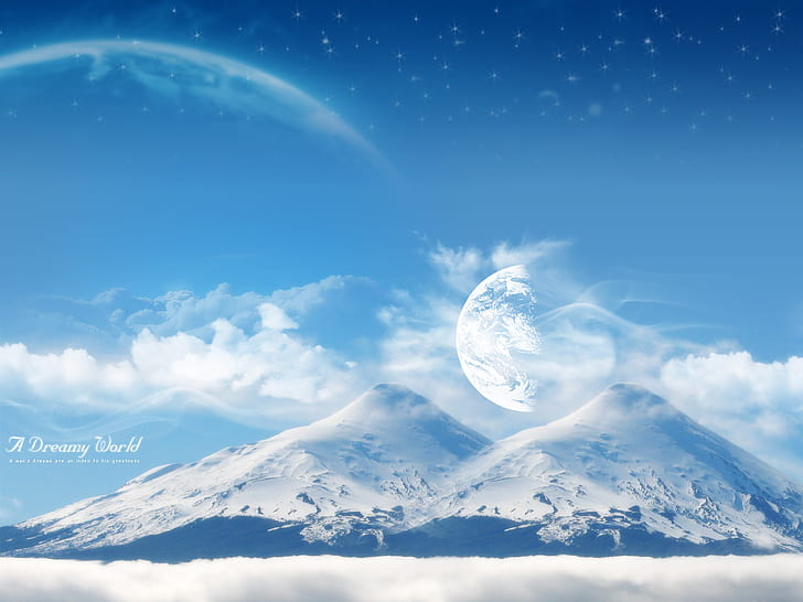 Earth, A Dreamy World, HD wallpaper