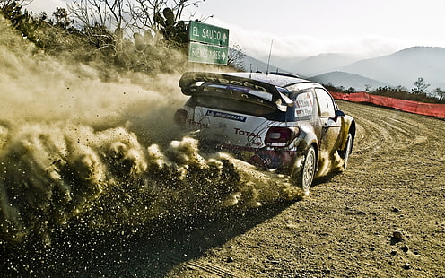 シトロエンDS3 WRCラリーカー、シトロエン、ラリー、スポーツ、 HDデスクトップの壁紙 HD wallpaper