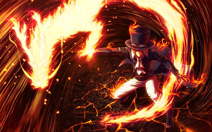 One Piece Sabo illustration, Anime, One Piece, Sabo (One Piece), HD wallpaper