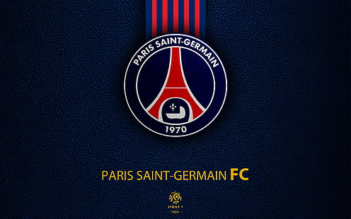 Fußball, Fußball, PSG, Emblem, Paris Saint-Germain, französischer Verein, HD-Hintergrundbild HD wallpaper