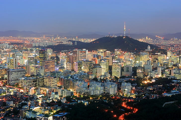 asia, kore, seoul, Korea Selatan, Wallpaper HD
