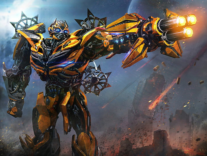 Transformers, Transformers: The Last Knight, Bumblebee (Transformers), Robot, HD wallpaper