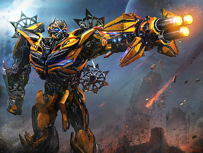 Transformers, Transformers: The Last Knight, Bumblebee (Transformers), Robot, Sfondo HD HD wallpaper