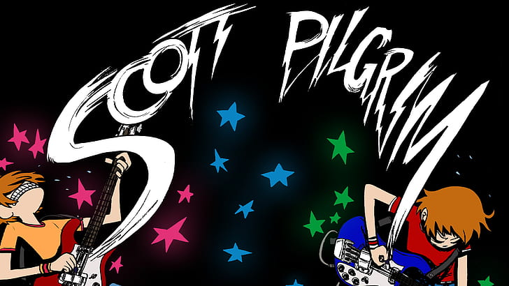 Scott Pilgrim HD, kartun / komik, scott, peziarah, Wallpaper HD