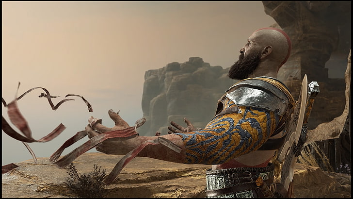 God of War, God of War (2018), Kratos, PlayStation 4, HD wallpaper