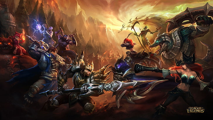 League of Legends-Poster, League of Legends, Videospiele, HD-Hintergrundbild