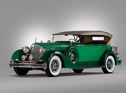 Packard Oniki Phaeton 1934, Motorlar, Klasik Otomobiller, HD masaüstü duvar kağıdı HD wallpaper
