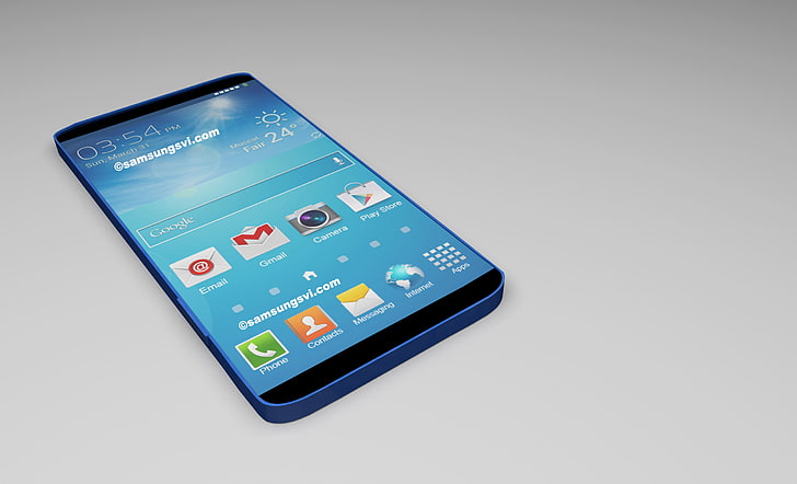 schwarzes androides smartphone, galaxie s6, 2015, samsung, HD-Hintergrundbild