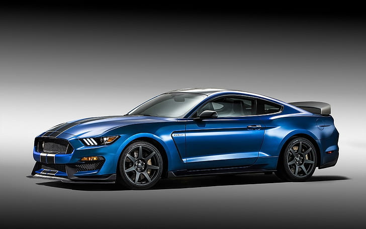2016 Ford Shelby GT350R Mustang, blaues Coupé, Ford, Shelby, Mustang, 2016, GT350R, Autos, HD-Hintergrundbild