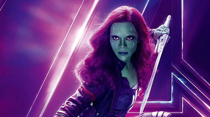 Avengers Infinity War 2018 Film Gamora, Filmler, Avengers, Fantezi, Süper Kahraman, Film, Film, Avengers, Gamora, bilim kurgu, 2018, InfinityWar, ZoeSaldana, HD masaüstü duvar kağıdı