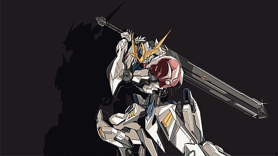 Аниме, мобильный костюм Gundam: железные дети-сироты, ASW-G-08 Gundam Barbatos Lupus, мобильный костюм Gundam, Tekkadan (Gundam), HD обои HD wallpaper