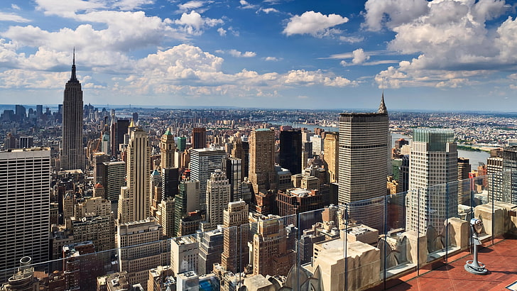 高層ビルのニューヨーク海都市のHDの壁紙3840×2160、 HDデスクトップの壁紙