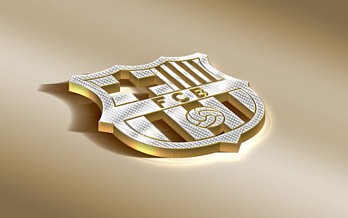  Soccer, FC Barcelona, Logo, HD wallpaper HD wallpaper