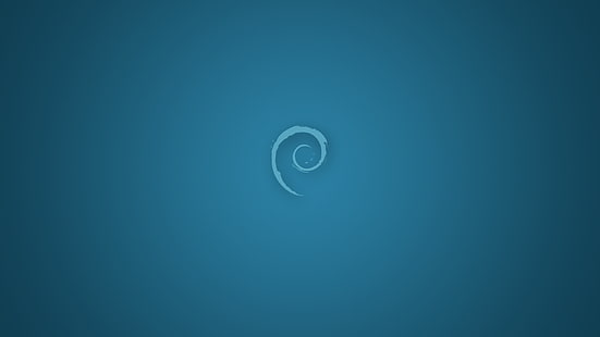Debian, minimalis, sederhana, biru, Linux, Unix, sistem operasi, Wallpaper HD HD wallpaper