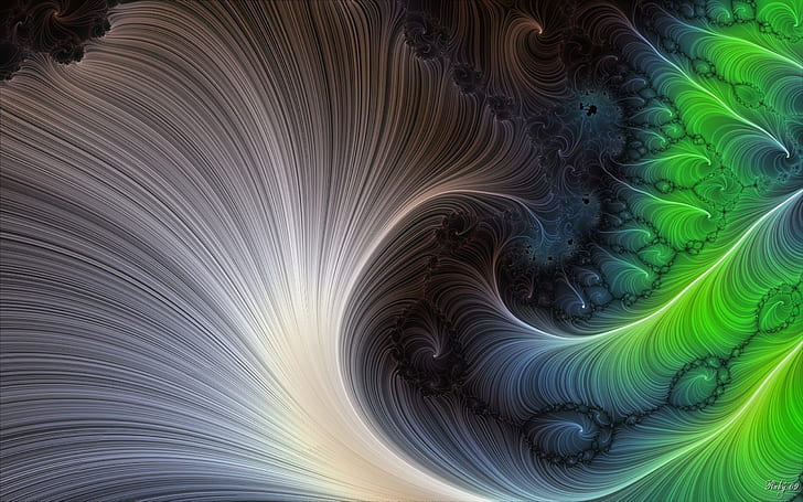 ذيل الطاووس Abstrack ، مجردة ، ملونة، خلفية HD