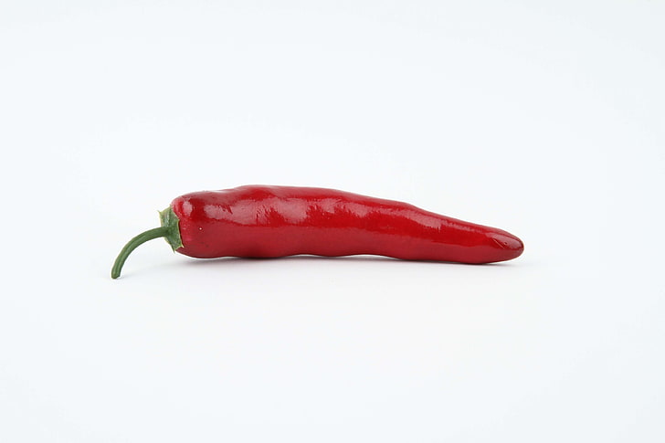 capsicum, chili pepper, ingredient, red chili pepper, HD wallpaper