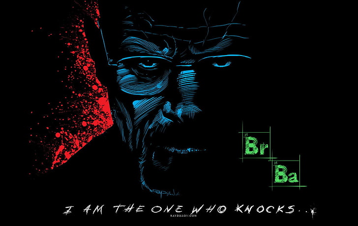 Bryan Cranston als Walter White aus Breaking Bad Illustration, Breaking Bad, Heisenberg, Bryan Cranston, HD-Hintergrundbild