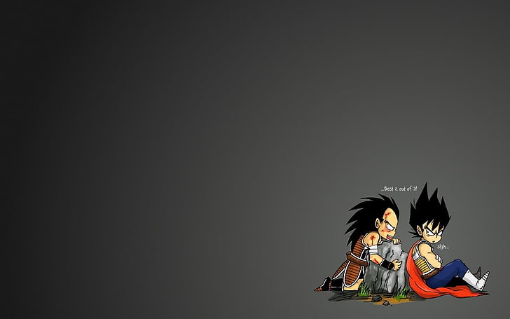 Ilustrasi Dragon Ball Goku dan Vegeta, Dragon Ball, Wallpaper HD