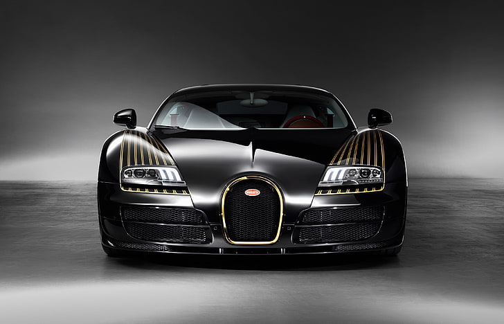 4K, Bugatti Veyron Büyük Spor Vitesse Black Bess, HD masaüstü duvar kağıdı