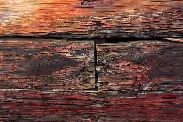 ديكور حائط خشبي بني مؤطر ، خشب ، نسيج، خلفية HD